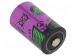 Battery: lithium (LTC) | 3.6V | 1/2AA | &Oslash;14.7x25.2mm | 900mAh
