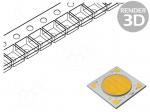 Power LED | COB,bicolour | white warm/cold white | 500mA | CRImin: 95