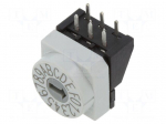 Encoding switch | HEX/BCD | Pos: 16 | THT | Rcont max: 80m&Omega; | P65
