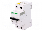 Circuit breaker | 400VAC | Inom: 2A | Poles: 2 | for DIN rail mounting