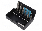 Tools set: taps | plastic box | Kit: 1/4" adapter,taps,drill bits