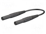 Test lead | 19A | banana plug 4mm,both sides | insulated | Len: 1.5m