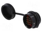 Connector: circular | socket | male | PIN: 16 | IP67 | SA28 | 10A | 500V