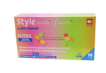 Nitrila cimdi Tutti Frutti, M izmērs, bez pūdera, asorti, 96gab.