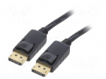 Cable | DisplayPort plug,both sides | PVC | DisplayPort 1.2 | 1m