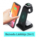 Juhtmevaba laadija [3in1] Apple'i telefonidele, Airpodid k&otilde;rvaklappidele ja iWatchi kelladele.