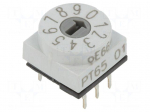 Encoding switch | DEC/BCD | Pos: 10 | THT | Rcont max: 80m&Omega; | PT65