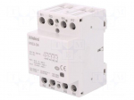 Contactor: 4-pole installation | 63A | 24VAC,24VDC | NC x4 | IK