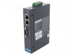 Serial device server | Number of ports: 3 | 12&divide;48VDC | RJ45 x2 | EKI
