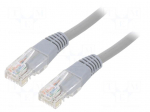 Patch cord | U/UTP | Cat: 5e | RJ45 plug,both sides | stranded | CCA