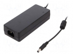 Power supply: switching | 48VDC | 1.87A | Out: 5,5/2,5 | 90W | 80&divide;264VAC