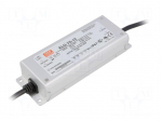 Power supply: switching | LED | 60W | 12VDC | 5A | 180&divide;295VAC | IP67 | 85%