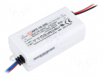 Power supply: switching | LED | 16.8W | 12&divide;48VDC | 350mA | 90&divide;264VAC