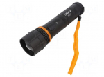 Torch: LED | IP66 | 1100lm | black | 196mm