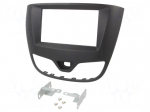 Radio frame | Opel | 2 DIN | black