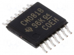 IC: digital | AND | Ch: 4 | IN: 2 | CMOS | SMD | TSSOP14 | 3&divide;18VDC | -55&divide;125&deg;C