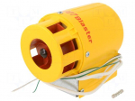 Signaller: sound | siren | 230VAC | 120dB | Master Blaster | IP21A | ABS