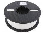 Filament: PET-G | 1.75mm | white | 220&divide;260&deg;C | 1kg