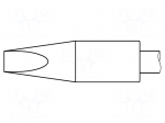 Tip | chisel | 5.5x1.5mm | longlife | Heavy Duty