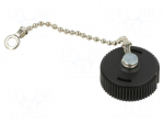 Accessories: protection cover | black | chain | -55&divide;105&deg;C | CPC