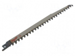Hacksaw blade-set | wood,reciprocating saw | 240mm | 3teeth/inch
