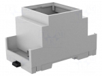 Enclosure: for DIN rail mounting | Y: 90mm | X: 53.2mm | Z: 53mm | PPO