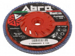 Flap grinding wheels | &Oslash;: 125mm | Granularity: 120 | vented | 22.23mm