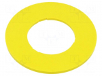 Description label | 45 | 45mm | plastic | Body: yellow