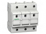 Fuse disconnector | D02 | for DIN rail mounting | 63A | Poles: 3