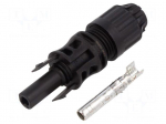Connector: solar | plug | female | MC4 Evo stor | 47A | 1.5kV | straight