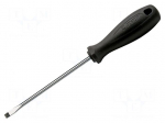 Screwdriver: standard | slot | 4x0.8mm | 605CR | Blade length: 125mm