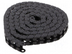 Cable chain | E03 | Bend.rad: 10mm | L: 1000mm | Int.height: 5mm