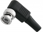 &Uuml;hendused // Different Audio, Video, Data connection plug and sockets // 9691# Wtyk bnc plastikowy kątowy