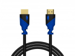 TV, SAT, HDMI, DVI kaablid ja tarvikud // HDMI, DVI, AUDIO &uuml;henduskaablid ja tarvikud // 92-637# Przyłącze hdmi-hdmi blue proste 1.5m 4k`