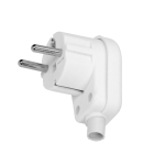 Uued tooted // Wtyczka kątowa, Uni-schuko, rozbieralna, biała