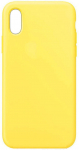 Back panel cover Evelatus Apple iPhone XR Premium Soft Touch Silicone Case Light Yellow