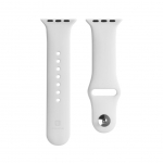 Strap Evelatus  Apple Watch 38/40/41mm Silicone Loop Watch Straps (110mm S/M) White