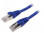 Patch cord | F/UTP | Cat: 6 | RJ45 plug,both sides | stranded | Cu | 3m