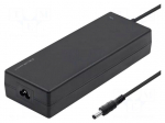 Power supply: switching | 12VDC | 10A | Out: 5,5/2,5 | 120W | 220&divide;240VAC