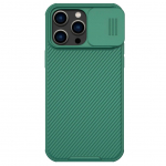 Back panel cover Nillkin  Nillkin CamShield Pro Case iPhone 14 Pro Max Armored Cover Camera Protector Green