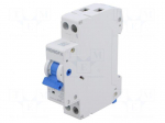 Circuit breaker | 230VAC | Inom: 16A | Poles: 1+N | Charact: B | 4.5kA