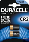 CR2 patareid 3V Duracell liitium DLCR2 pakendis 2 tk.