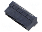 Connector: card edge | PIN: 40 | SMT | on PCBs | 0.8mm