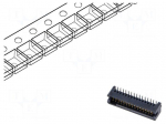 Connector: PCB to PCB | socket | male | PIN: 30 | TFM | vertical | 3.7A