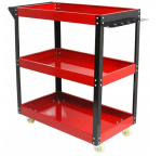 WORKSHOP TROLLEY 3 LEVELS /SILVER