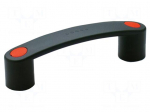 Holder | technopolymer PA | black | H: 42mm | L: 159mm | W: 27mm | F2: 1.8kN