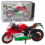 M&auml;nguala | PC | Konsoolid | Tarvikud // M&auml;nguasjad ja m&auml;ngud lastele // Motocykl Sportowy Metalowy Czerwono Zielony Światła Dźwięki 1:12
