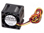 Fan: DC | axial | 12VDC | 36x36x28mm | 33m3/h | 58.5dBA | ball | 19000rpm