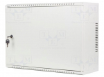 Enclosure: rack cabinet | Standard: 19" | 4U | grey | Z: 200mm | X: 540mm