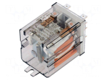 Relay: electromagnetic | 24VAC | DPDT | 10A/250VAC | monostable | 60.62